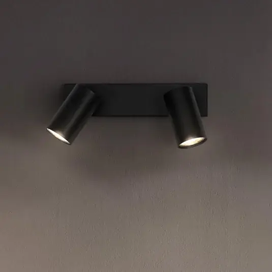LEDVANCE Octagon LED-es spotlámpa, fényerőszabályozható, kétlámpás, fekete Kiárusítás