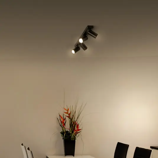 Különleges ajánlat LEDVANCE Oktogon LED-es spotlámpa, fekete, fém, 60 cm, GU10