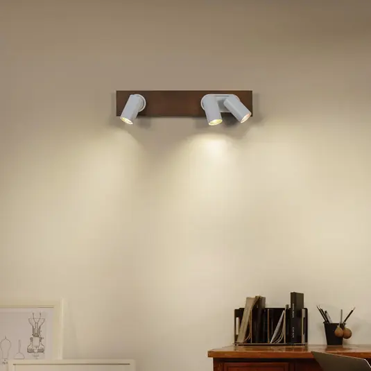 Bestseller LEDVANCE LED mennyezeti spot Mercury GU10, 3-lámpás, fa/fehér