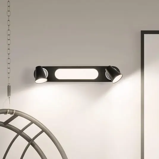 Utolsó esély LEDVANCE LED mennyezeti lámpa Neptun, 2 spot, fekete