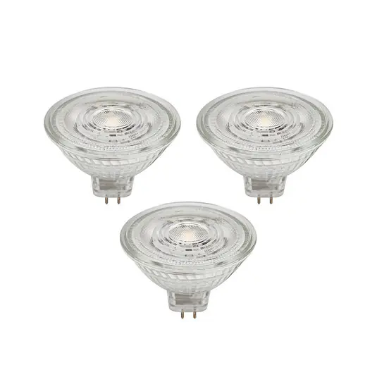 Szuper akció Prios LED reflektor GU5.3 4.9W 500lm 36° clear 840 3 darabos készlet