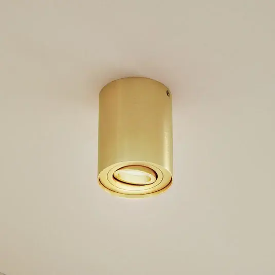 Arcchio mennyezeti spotlámpa Jolina, kerek, arany, 13 cm, fém Korlátozott ajánlat