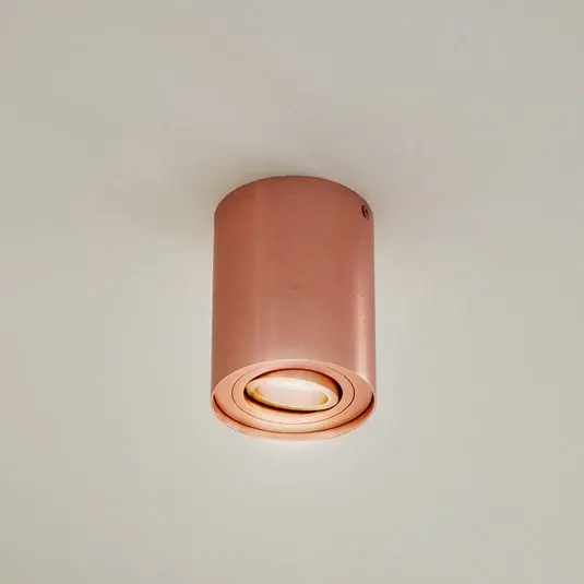 Ajánlat Arcchio mennyezeti spotlámpa Jolina, kerek, réz, 13 cm, fém