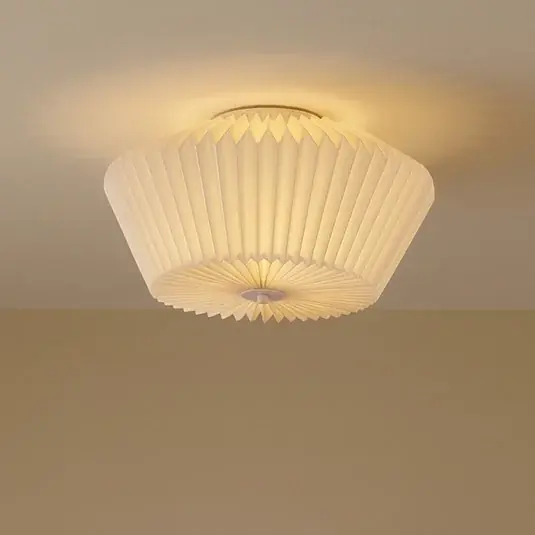 Lindby Magali mennyezeti lámpa, fehér, papír, Ø 45 cm, E27 Biztonságos fizetés