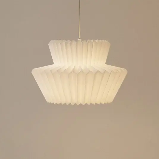 Lindby függőlámpa Magali, fehér, papír, Ø 45 cm, E27 Különleges ajánlat