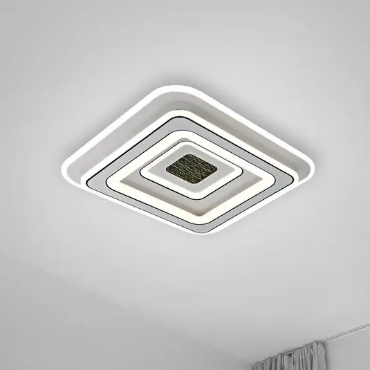 JUST LIGHT. LED mennyezeti lámpa Tolago, 49x49 cm, CCT, dimmelhető Exkluzív ajánlat