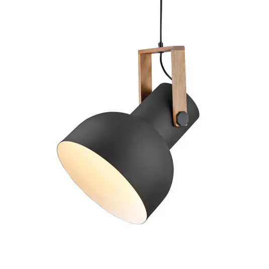 JUST LIGHT. Cup 2.0 függőlámpa, Ø30cm, 1-lámpás, fekete Vedd meg online