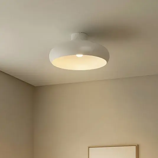 Lindby Elover mennyezeti lámpa, bézs, Ø 45 cm, vas Azonnal elérhető