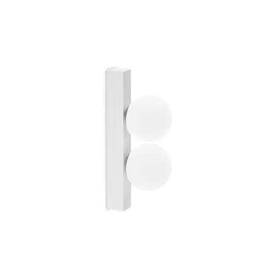 Ideal Lux LED fali lámpa Ping Pong, fehér, 2-lámpás, opál üveg Vedd meg online