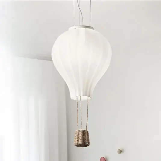 Vedd meg online Ideal Lux lógó világítás Dream Big, fehér, opálüveg, Ø 30 cm