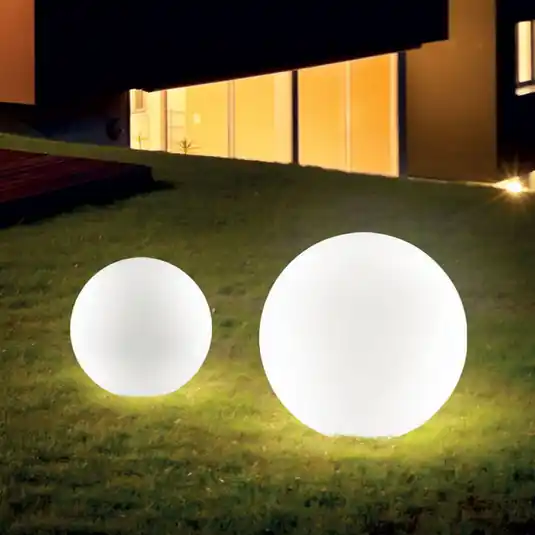 Ne maradj le Ideal Lux Sole földi tüskés lámpa, fehér, műanyag, Ø 30 cm