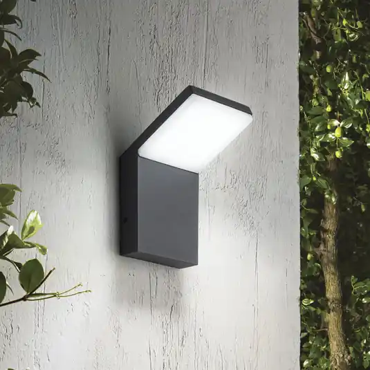 Ajánlat Ideal Lux LED kültéri fali lámpa Style antracit, alumínium, 4,000 K