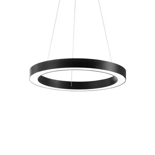 Vedd meg online Ideal Lux LED-es függőlámpa Oracle, fekete, 3000 K, Ø 50 cm, Ø 50 cm