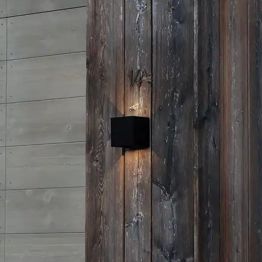 Ideal Lux LED kültéri fali lámpa Atom, fekete, 10 cm, fém Vedd meg most