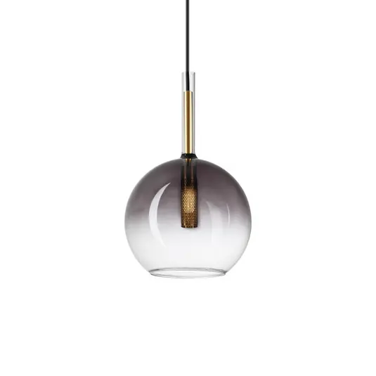 Szuper akció Ideal Lux Empire Sfera függőlámpa, átlátszó/füstszürke üveg
