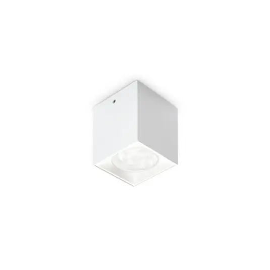 Kiárusítás Ideal Lux LED-es LED-es downlight Dot Square, fehér, alumínium, 3000 K