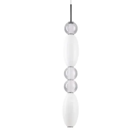 Szuper akció Ideal Lux LED-es függőlámpa Lumiere-3, opál/szürke üveg
