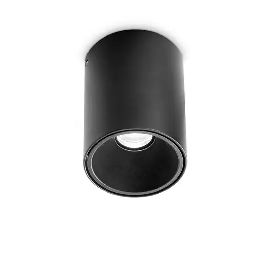 Ne maradj le Ideal Lux LED-es Nitro Round LED-es downlight, fekete, magasság 14,2 cm