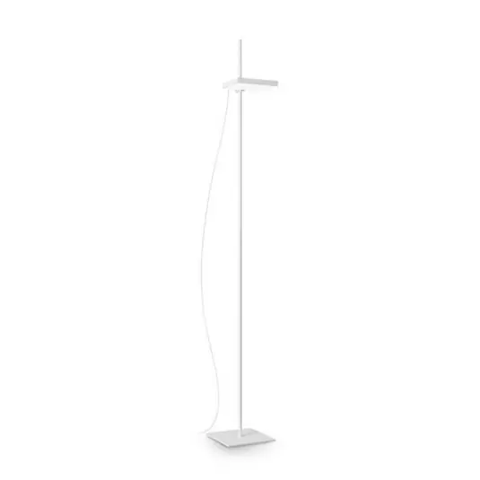 Árcsökkenés Ideal Lux LED állólámpa Lift, fehér, fém, magasság 180 cm