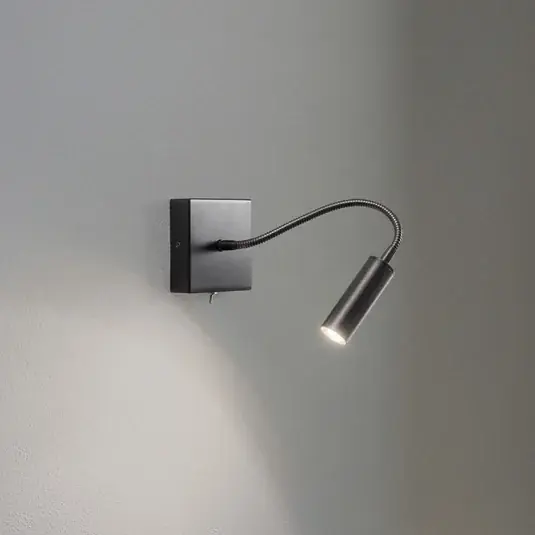 Legjobb ár Fali lámpa Ojos, antracit, olvasólámpa, állítható, 33 cm, G9