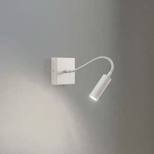 Outlet Fali lámpa Ojos, krémszínű, olvasólámpa, állítható, 33 cm, G9