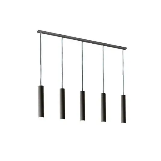 Legkelendőbb Brenta függőlámpa, antracit, acél hossza 110 cm 5 lámpás 5 lámpás