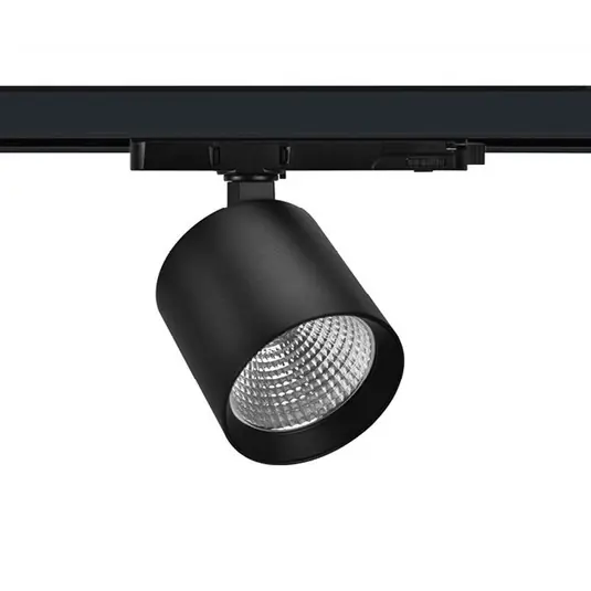 SLC LED sávos spot Fox, fekete, 3.000 K, 3 fázisú sávos fényszóró Népszerű