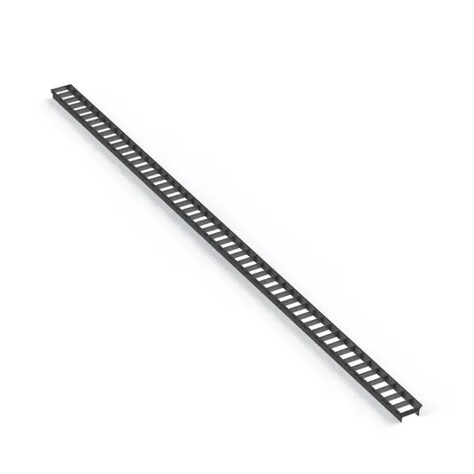 SLC lamellás rács Click, fekete, hossza 140 cm, műanyag Szuper ajánlat