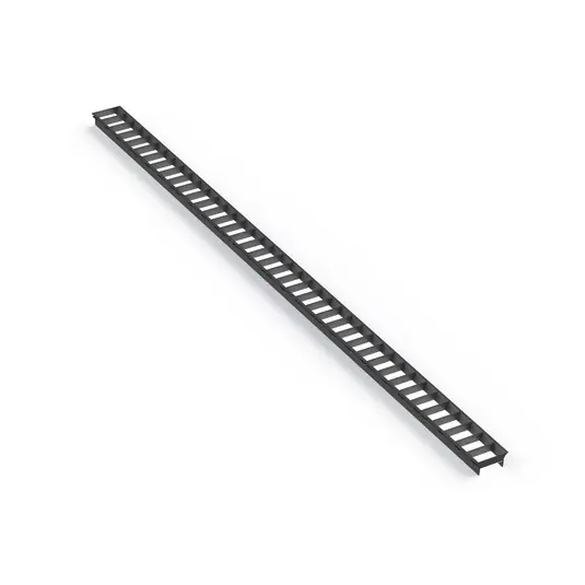 SLC lamellás rács Click, fekete, hossza 112 cm, műanyag Korlátozott ajánlat