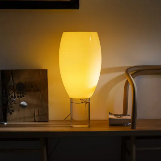 Foscarini asztali lámpa Buds 1, cipria, üveg, műanyag Legjobb ár
