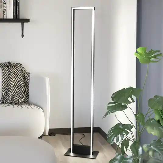 EGLO connect LED állólámpa Savilanas-Z, fekete, CCT Korlátozott ajánlat