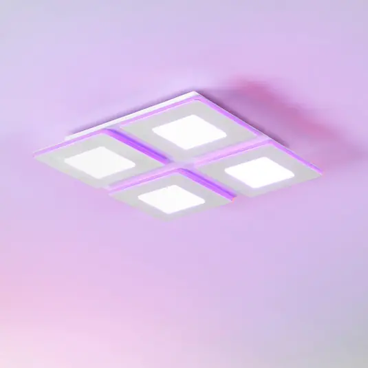 Ajánlat EGLO connect LED mennyezeti lámpa Padrogiano-Z 4 lámpás, 45 x 45 cm, 45 x 45 cm