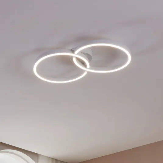 Legkelendőbb Armandolo LED mennyezeti lámpa, fehér, hossza 67 cm, CCT, RGB