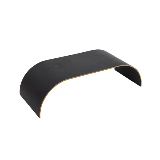 Árengedmény AYTM Curva tálca, fekete, 62 x 25 x 16 cm, fa