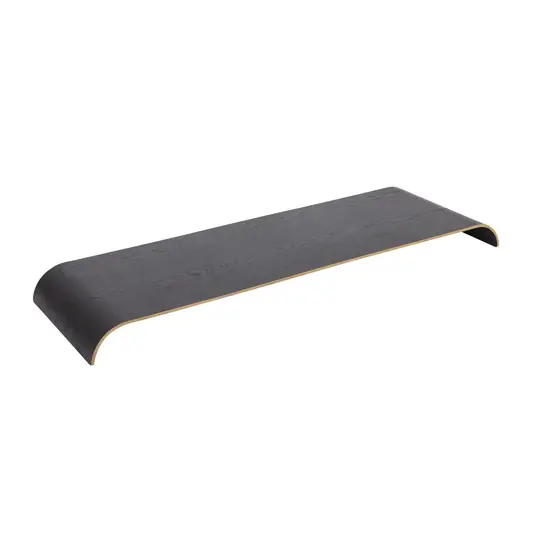 Bestseller AYTM Curva tálca, fekete, 81 x 25 x 5 cm, fa, 81 x 25 x 5 cm, fa