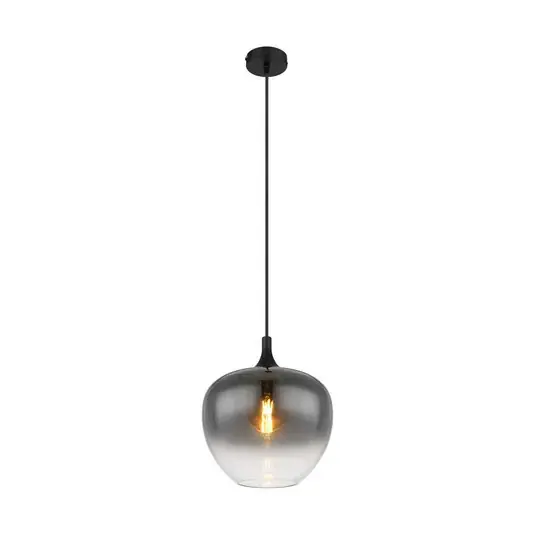 Maxy függőlámpa, Ø 29 cm, füstszürke, üveg Legjobb ár