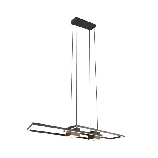Albany LED függőlámpa, fekete, 100 x 28 cm, alumínium CCT fényerőszabályzóval Rendeld meg most
