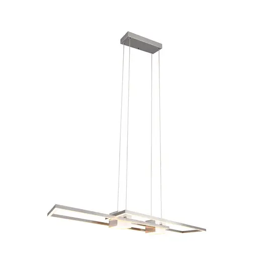 Népszerű Albany LED-es függőlámpa, nikkel, 100 x 28 cm, alumínium, CCT dimmelhető
