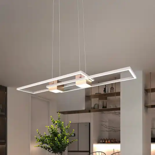 Albany LED-es függőlámpa, barna, 100 x 28 cm, alumínium, CCT, fényerőszabályzó Olcsó