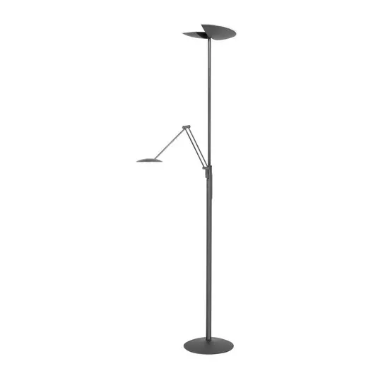Árengedmény LED állólámpa New Sapporo, fekete, 183 cm, fém Dimmer CCT