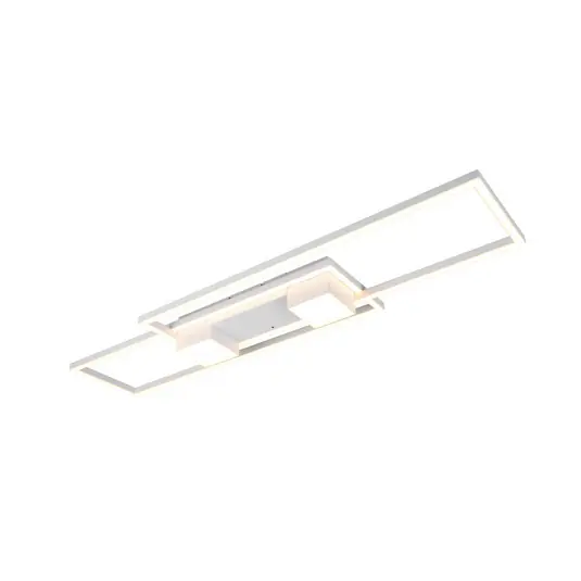 Albany LED mennyezeti lámpa, fehér, 100 x 28 cm, alumínium, CCT, Akció