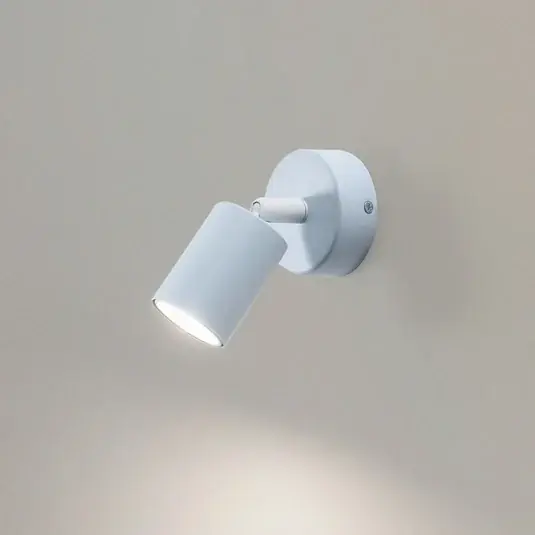 Azonnal elérhető Livia fali spotlámpa, kék, 13 cm, fém, állítható, GU10