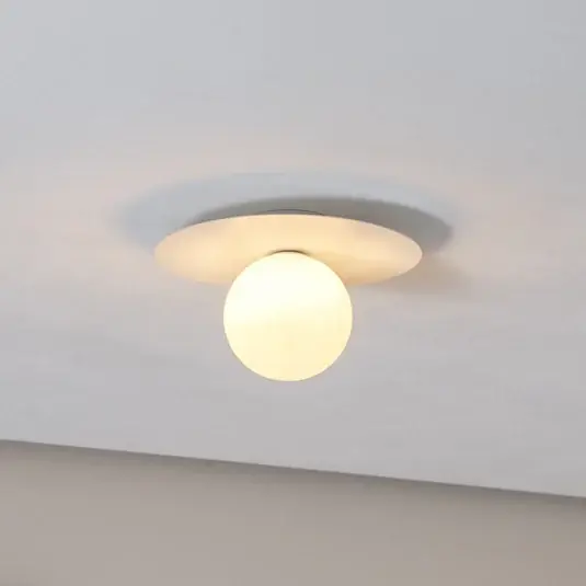 Akciós ár Pixie mennyezeti lámpa, fehér, üveg, Ø 25 cm, gömb, G9