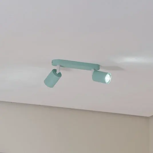 Livia mennyezeti spotlámpa, mintaszínű, 35 cm, 2 izzós, fém, GU10 Újdonság