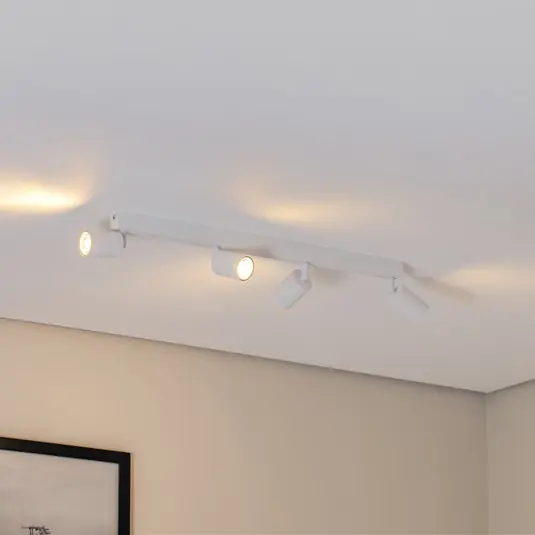 Újdonság Mennyezeti spotlámpa Top, fehér, 83 cm, 4 izzós, fém, GU10