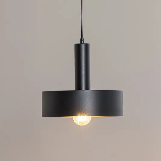 Legnépszerűbb Lógó világítás Vitrum round, fekete, hengeres, Ø 27 cm