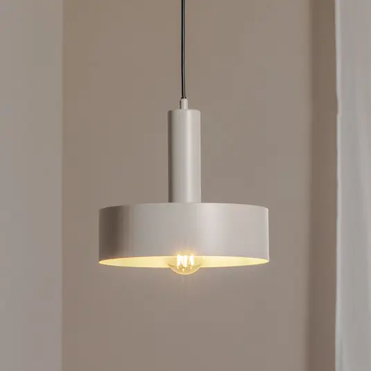 Vedd meg most Lógó világítás Vitrum round, taupe, hengeres, Ø 27 cm