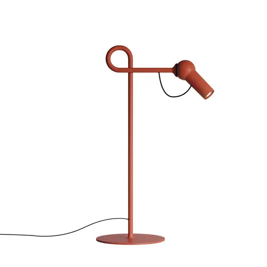 Legkelendőbb kdln LED asztali világítás Bird, piros, 48 cm, fém, dimmelhető