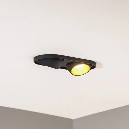 BEGA LED-es süllyesztett spotlámpa Studio Line, fekete/réz, 2 lámpás. Bestseller