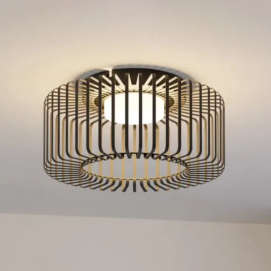 EGLO connect LED mennyezeti lámpa Ginestrone-Z, fekete, alumínium Gyors kiszállítás